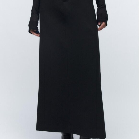 Zara Wool Blend Skirt, Limited Edition. Black. EUC. Size XL. - Picture 5 of 12